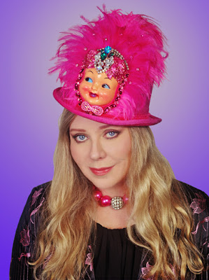 Bebe Buell wearing Moonshine Nettie by Alan Mercer